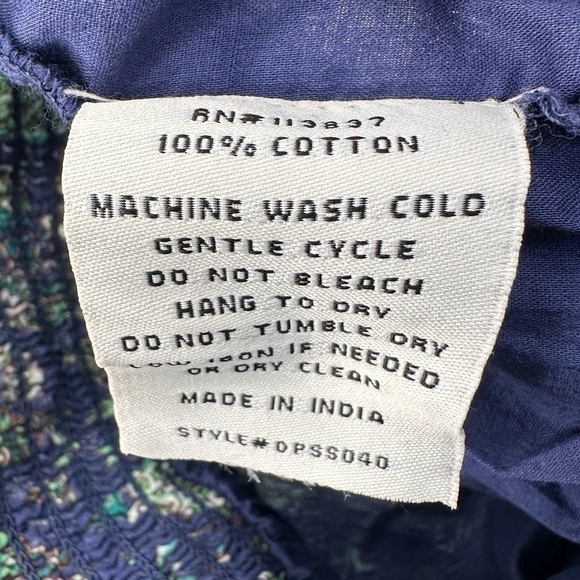 Anthropologie Du Paradis Smocked-Waist Shorts Size Medium - Picture 4 of 5